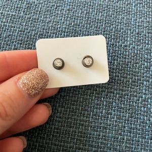 Sterling Silver Crystal Studs